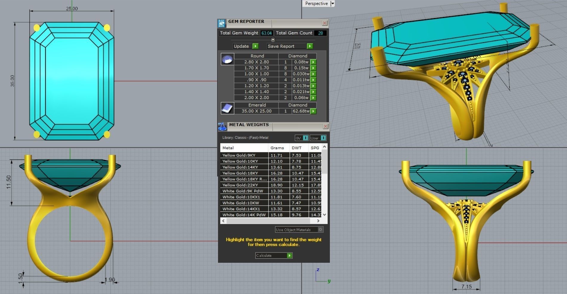 Ring 3DM STL OBJ model for 3D printing and CNC 3D print mode 3D print model_4
