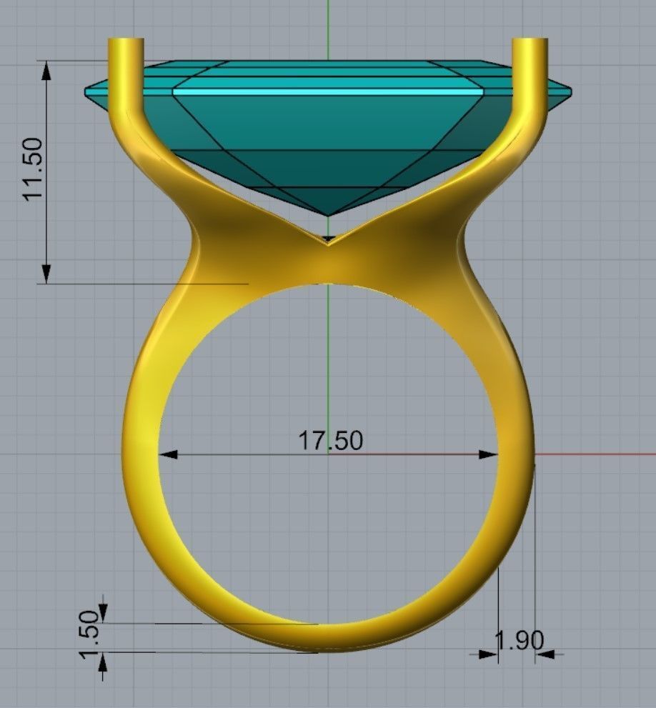 Ring 3DM STL OBJ model for 3D printing and CNC 3D print mode 3D print model_7
