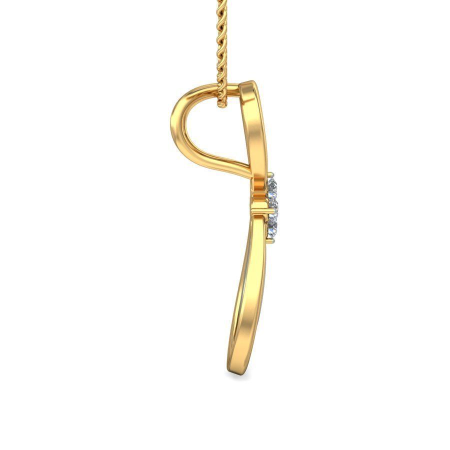 Solitaire Women Pendant 3dm STL OBJ FBX Renders Details 3D print model_4