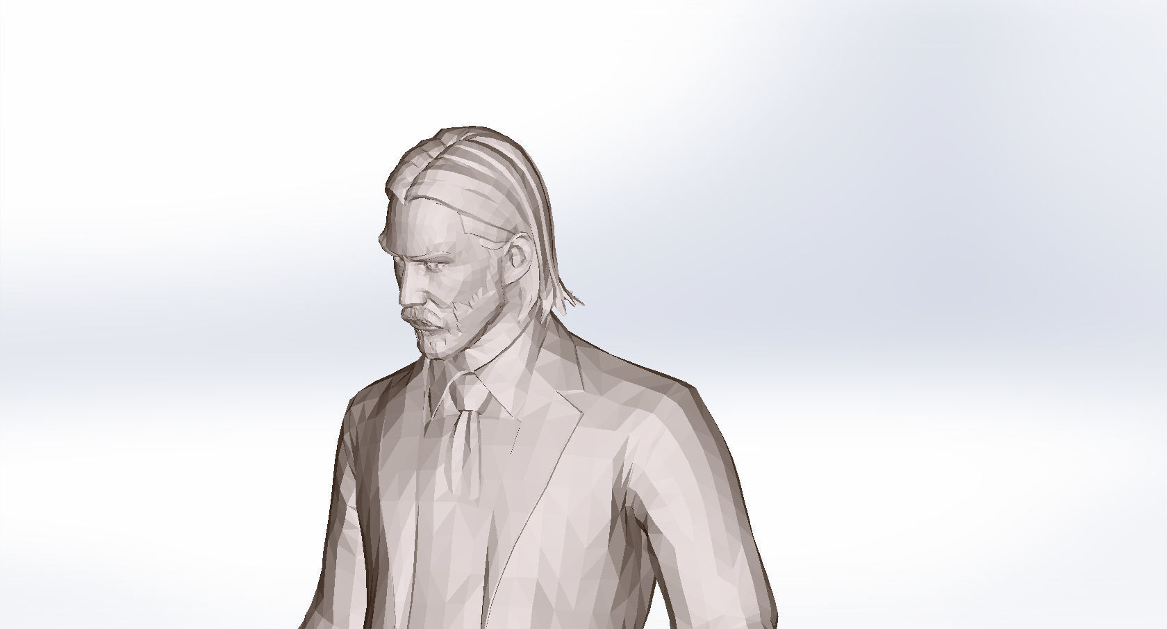 Keanu reeves 3D print model_3