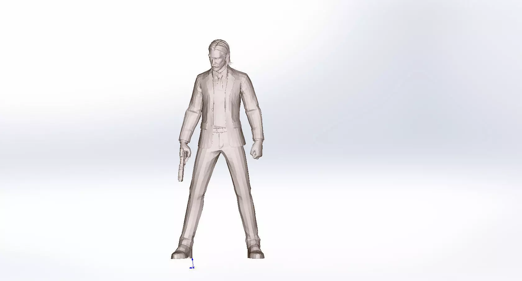 Keanu reeves 3D print model_0
