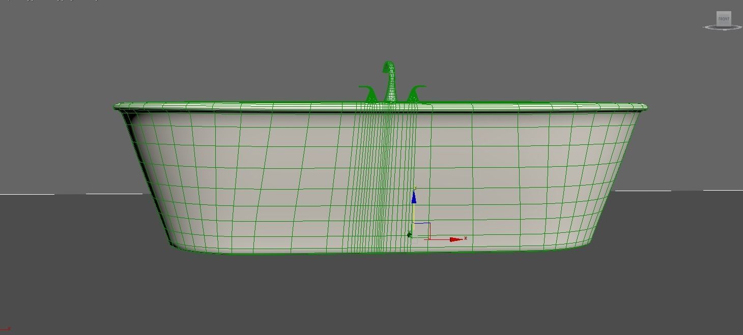 Bat Tub 3d model 3D model_3