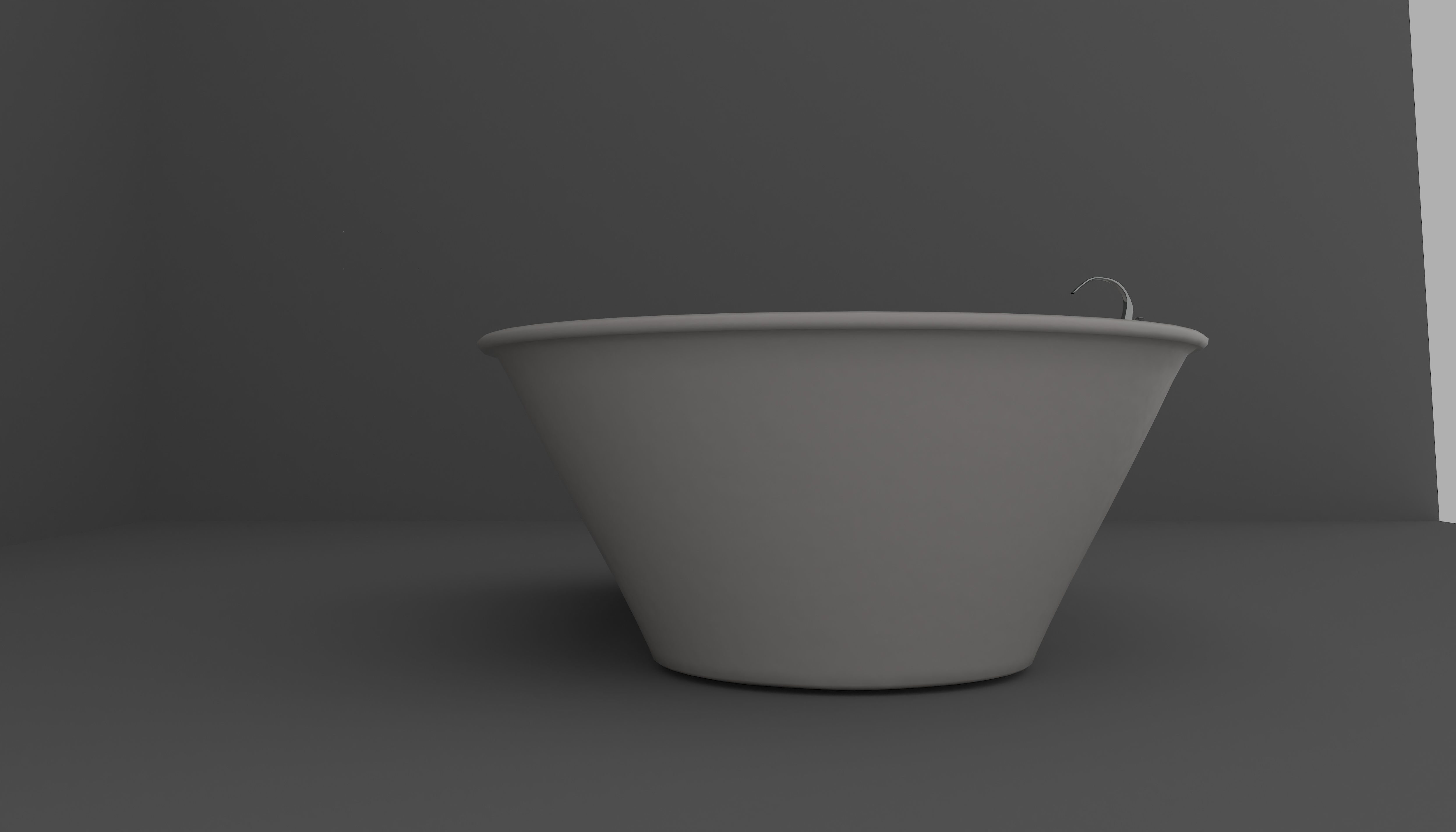 Bat Tub 3d model 3D model_1