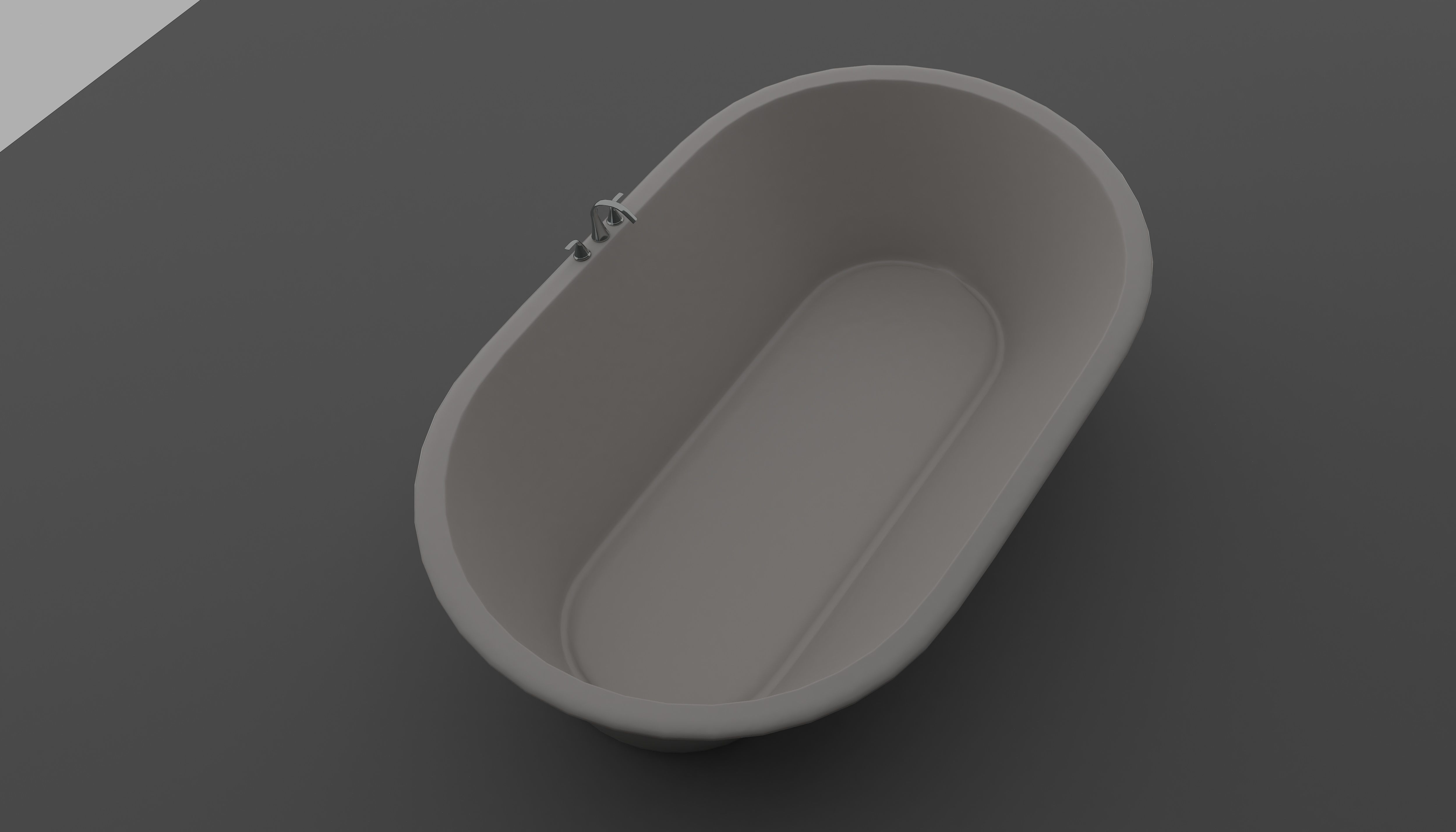 Bat Tub 3d model 3D model_2