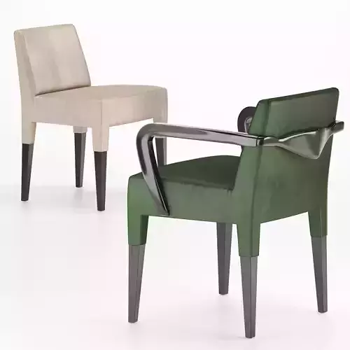 Promemoria Brigitta Short chair 3D model