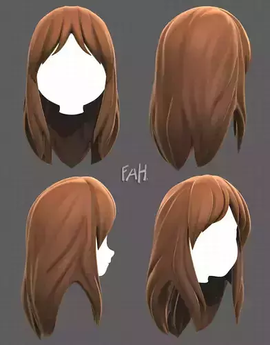 Base Hair for girl V25