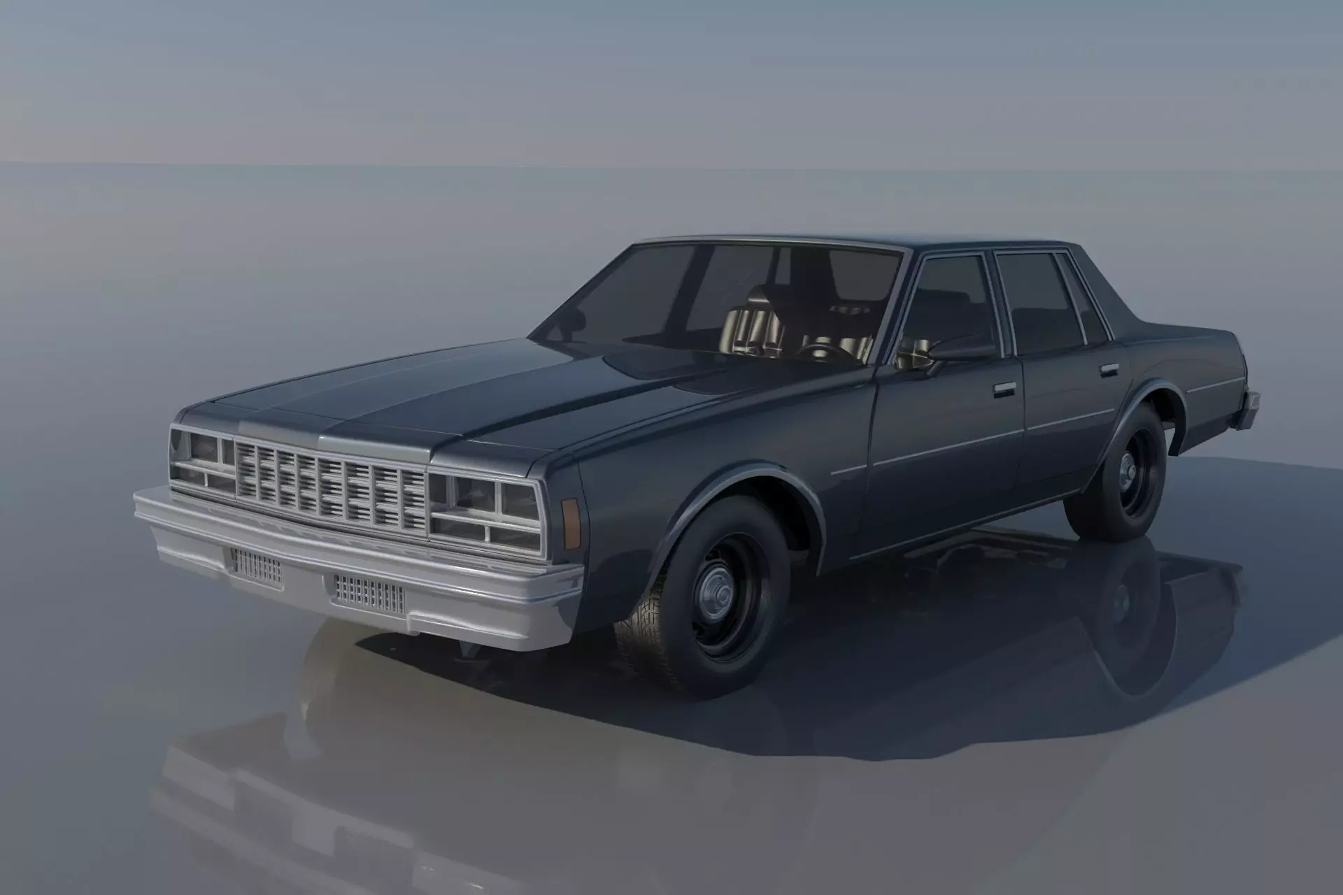 Chevrolet Impala 1977 3D print model_0