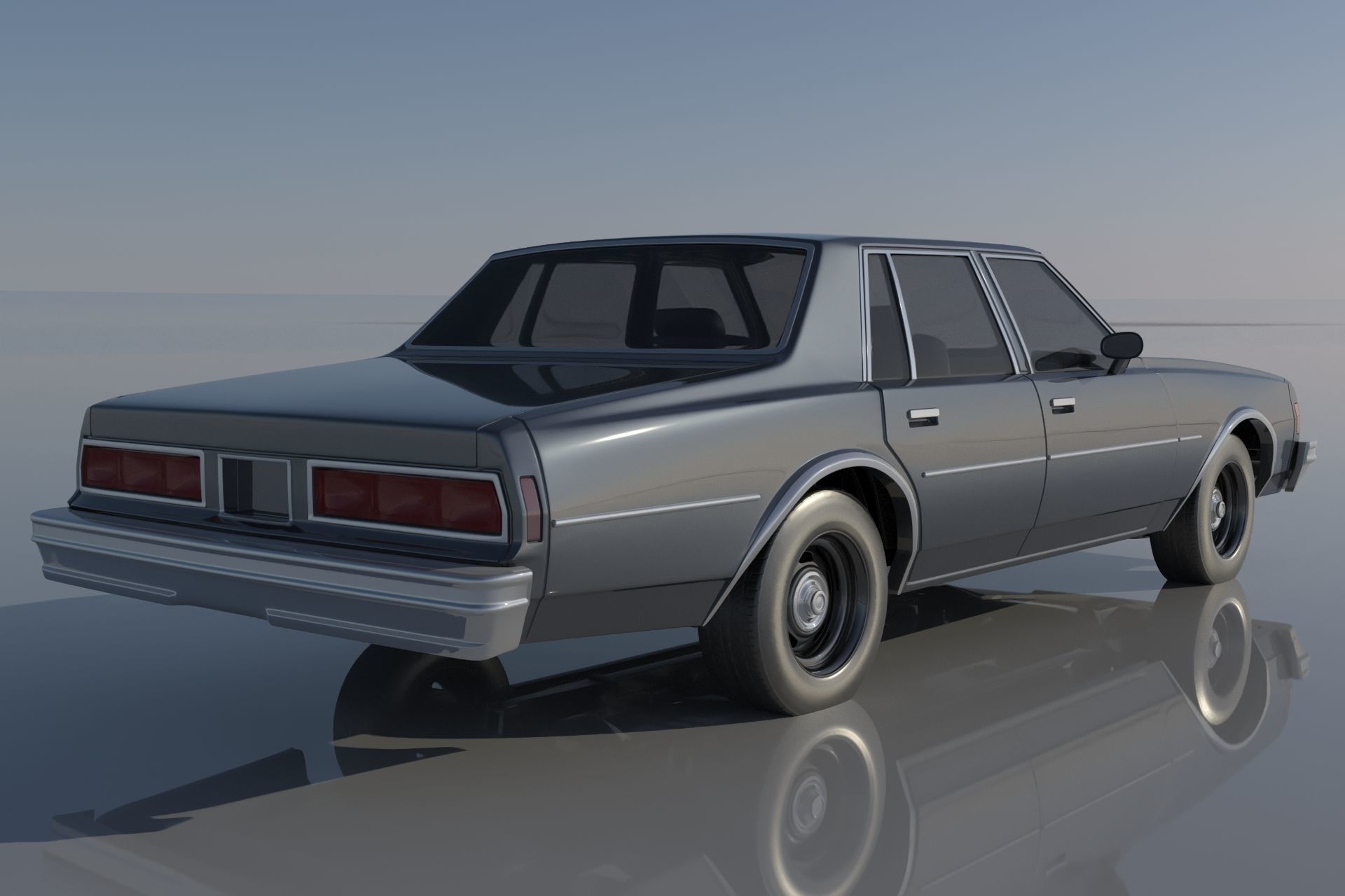 Chevrolet Impala 1977 3D print model_3