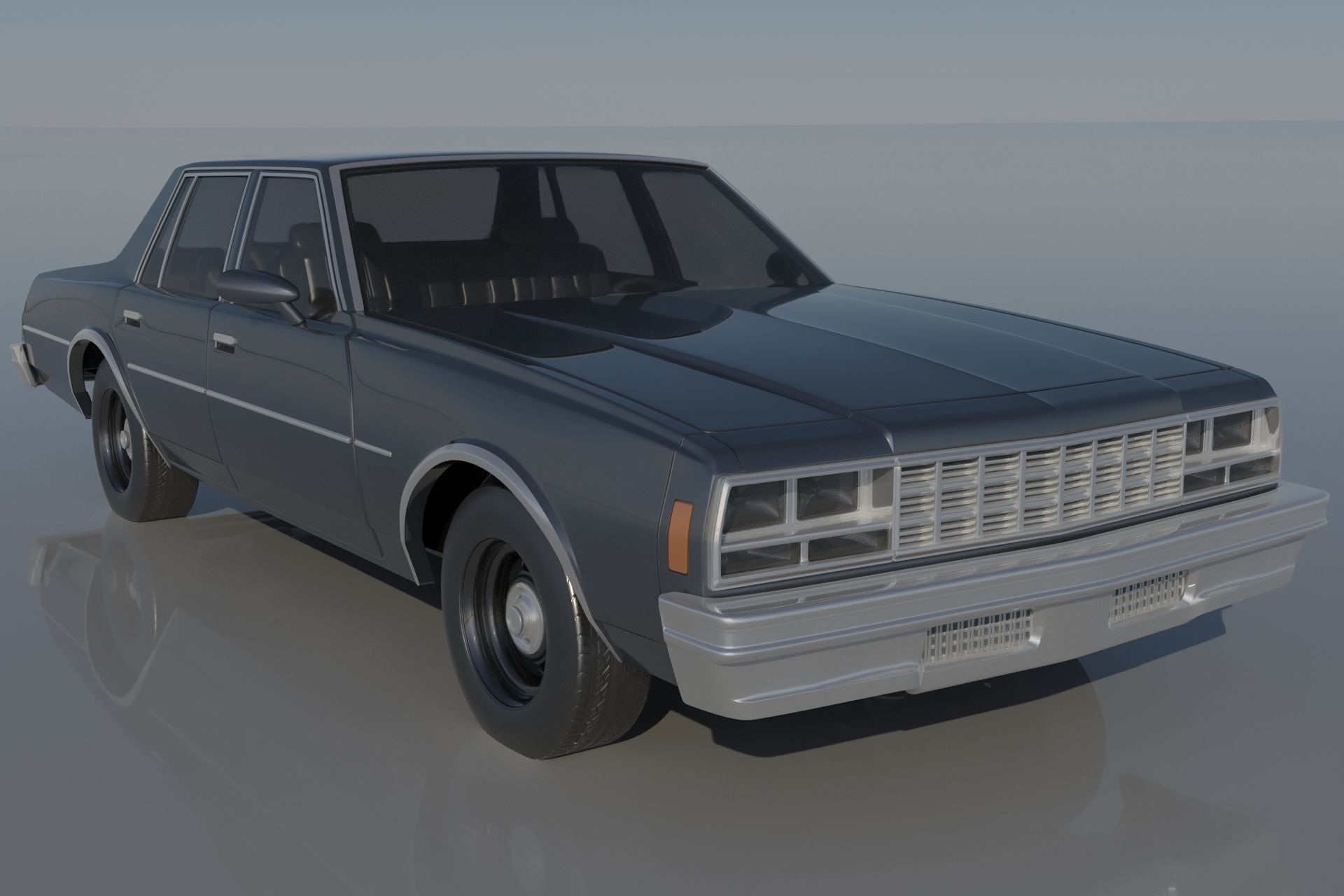 Chevrolet Impala 1977 3D print model_6