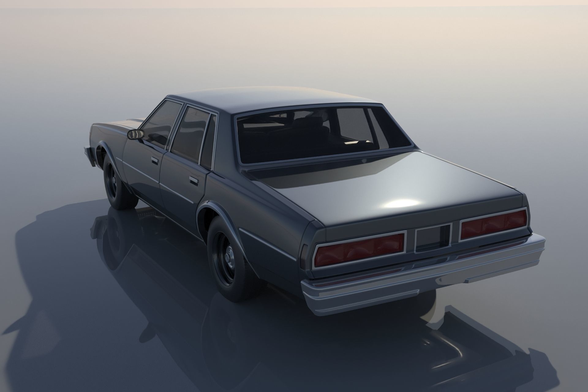 Chevrolet Impala 1977 3D print model_2