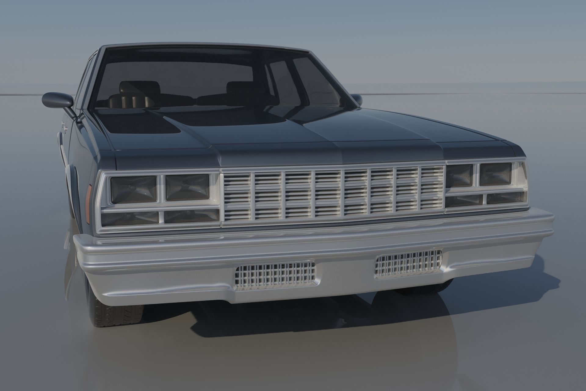 Chevrolet Impala 1977 3D print model_8