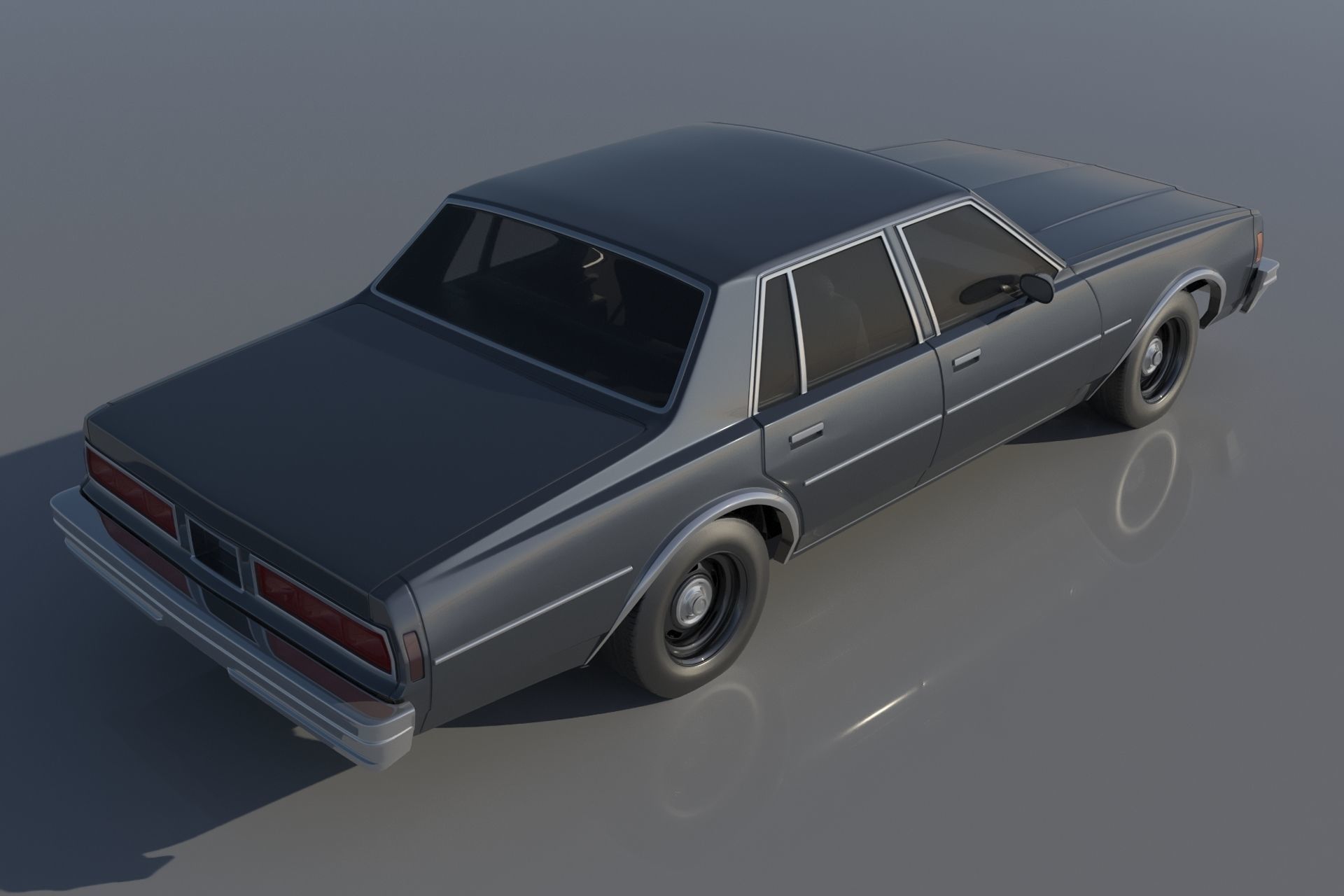 Chevrolet Impala 1977 3D print model_4