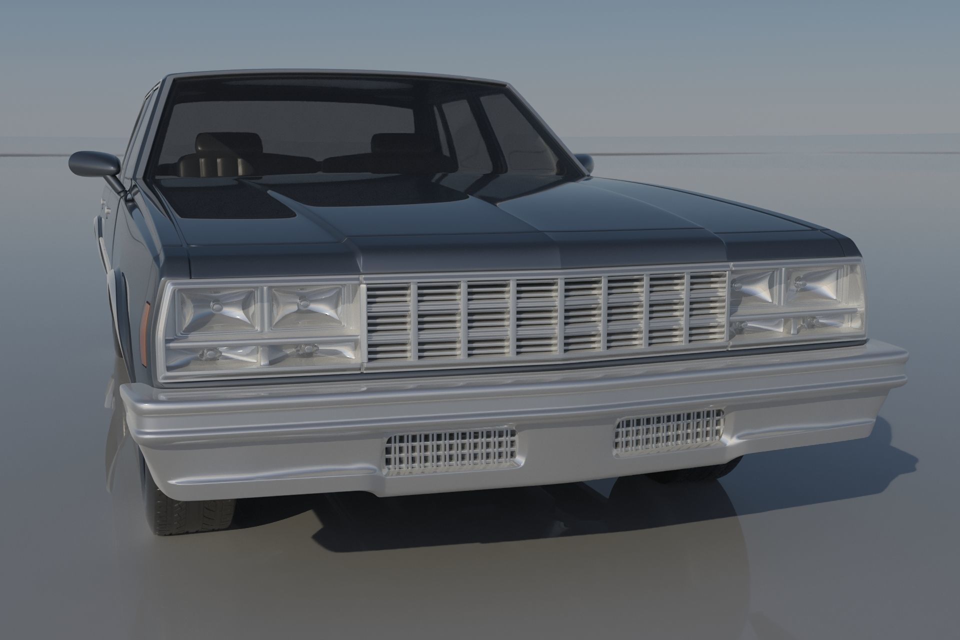 Chevrolet Impala 1977 3D print model_9