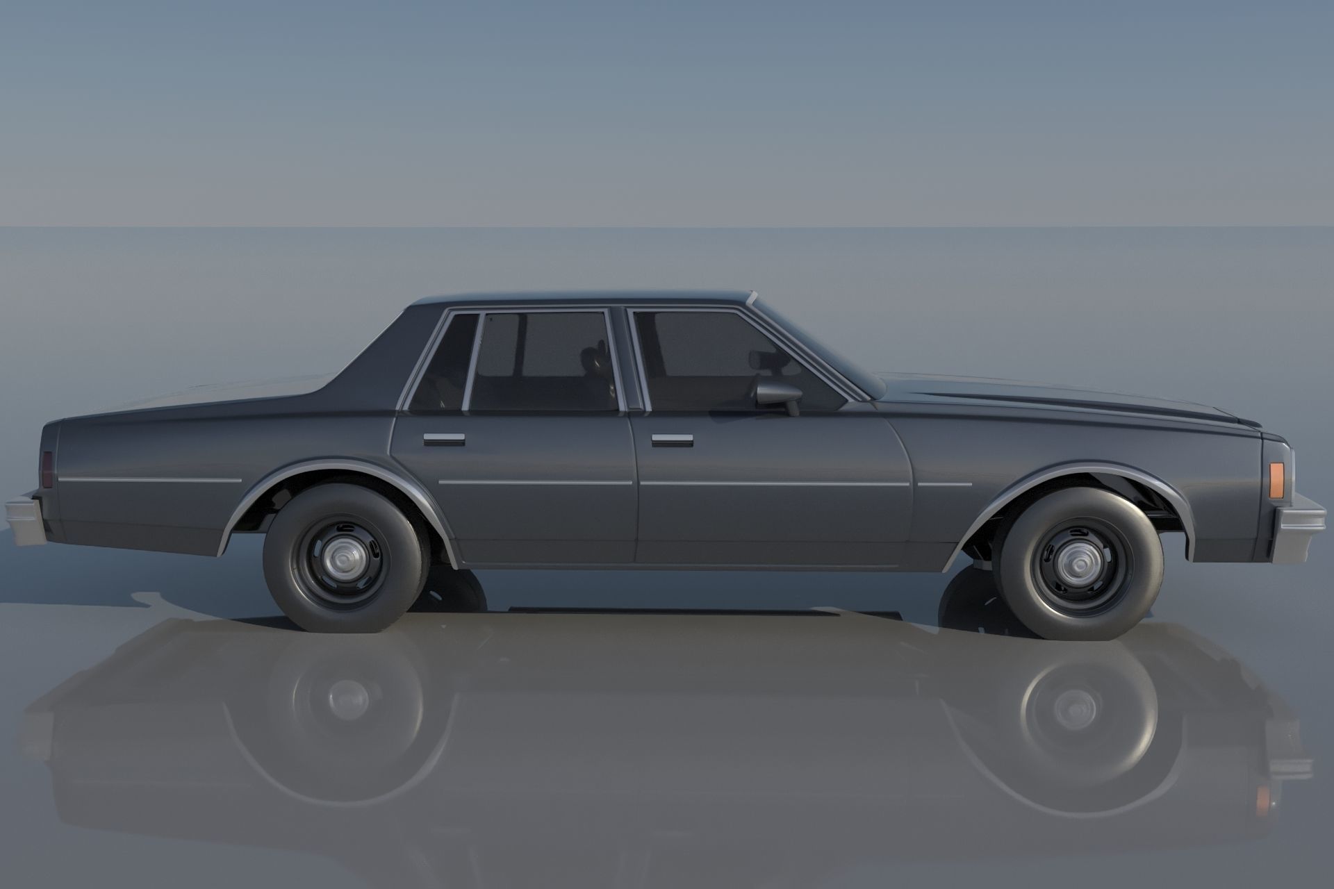 Chevrolet Impala 1977 3D print model_5