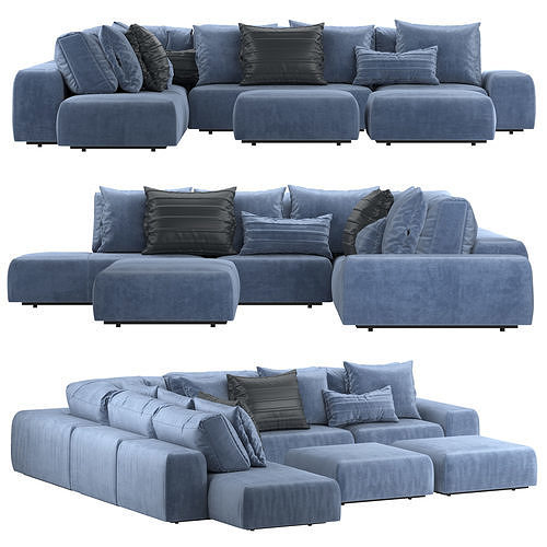 BAXTER MONSIEUR MODULAR Sofa 3D model