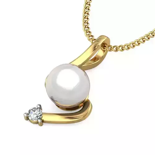 Women Opal Stone Pendant 3dm STL OBJ FBX Renders Details