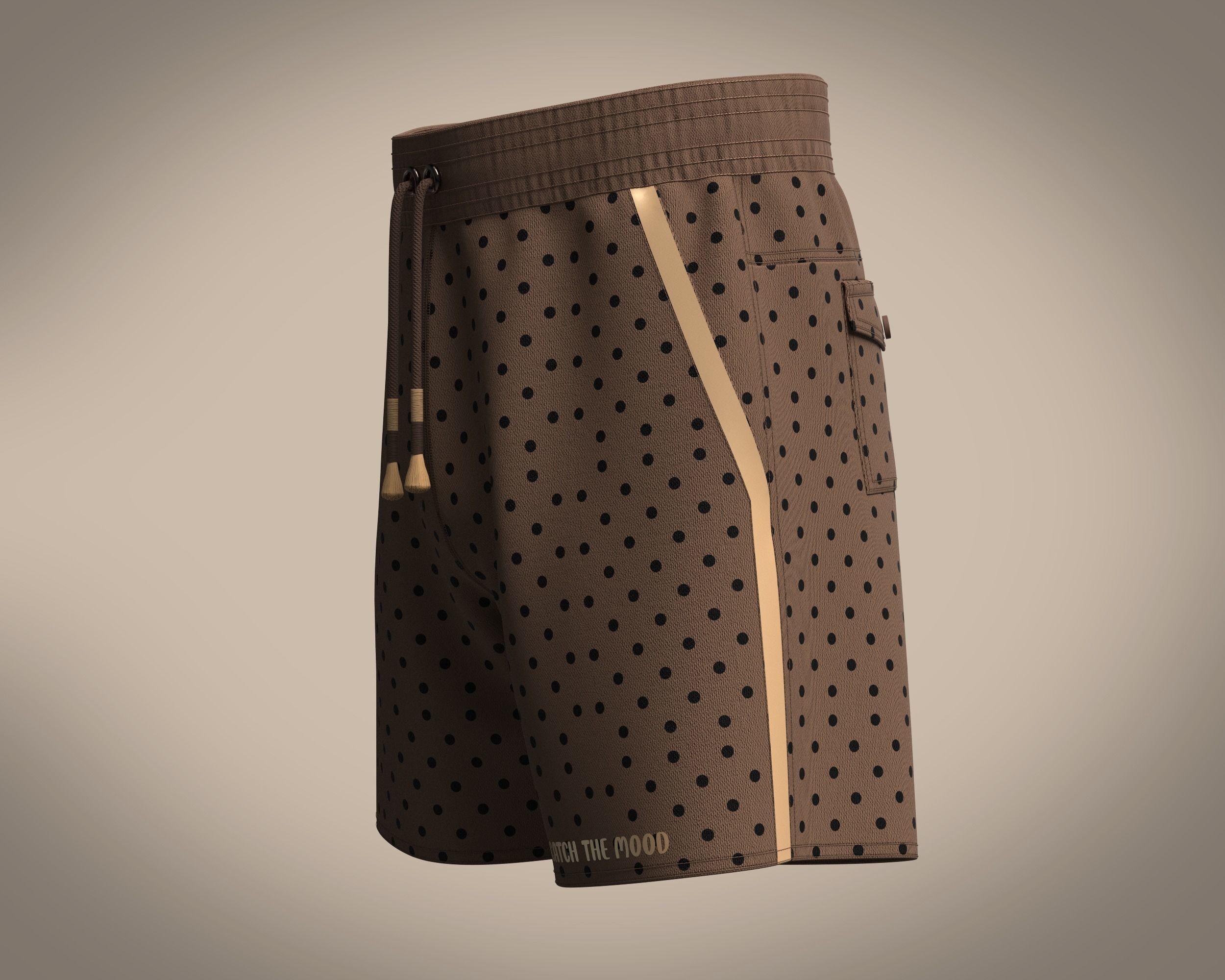 Short Pant-All Over Print 3D model_5