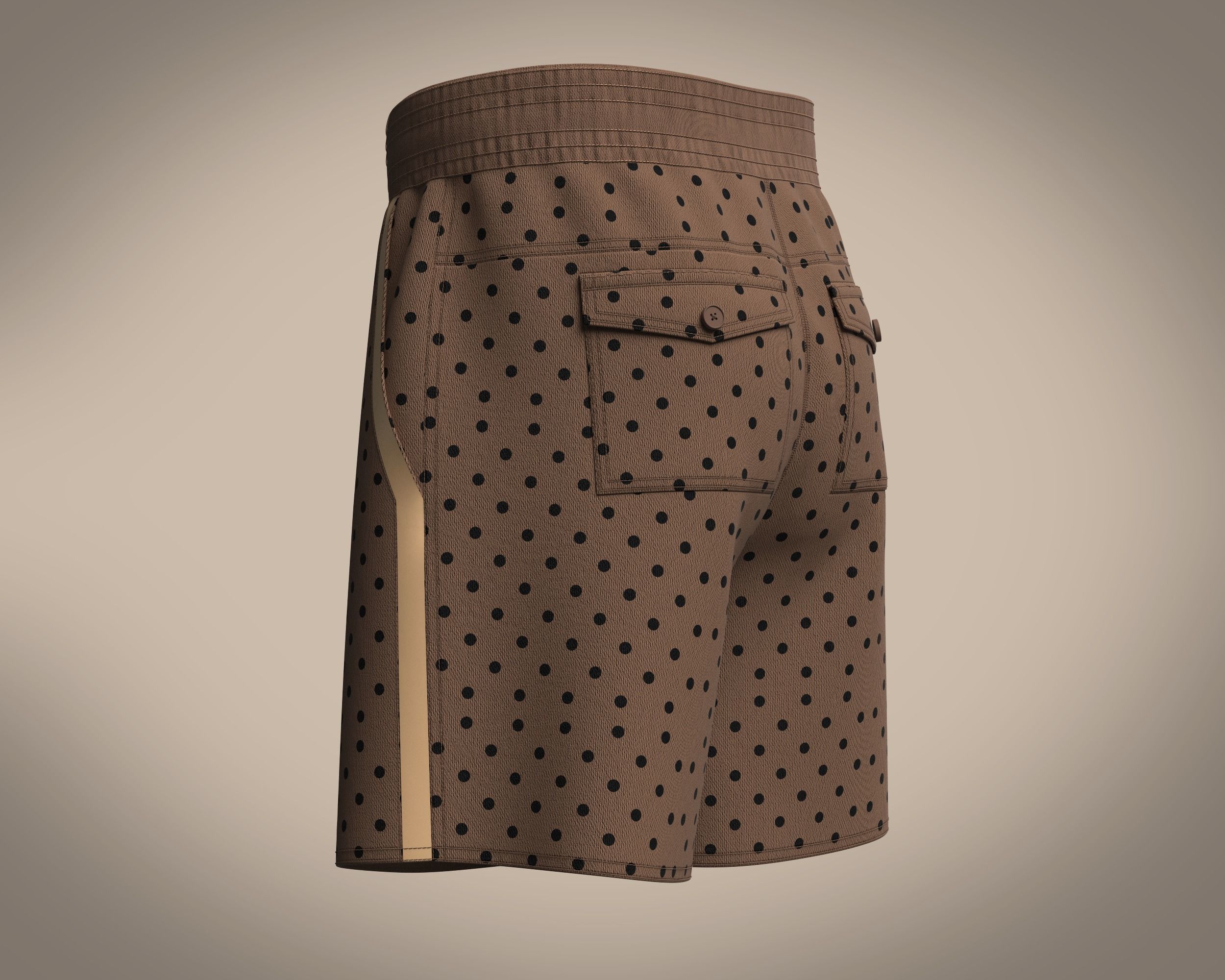 Short Pant-All Over Print 3D model_4