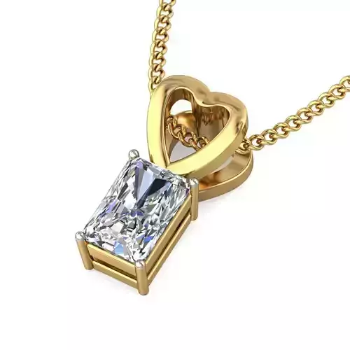 Women Emerald Stone Pendant 3dm STL OBJ FBX Renders Details 3D print model Women Emerald Stone Pendant 3dm STL OBJ FBX Renders Details 3D print model