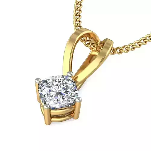 Women Cushion Stone Pendant 3dm STL OBJ FBX Renders Details