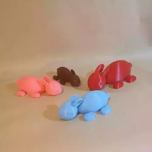 CUTE RABBIT FLEXI PRINT-IN-PLACE