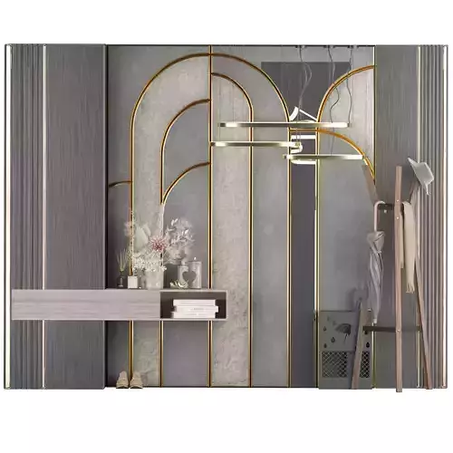 hallway set 09 3D model