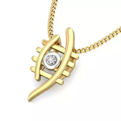 Solitaire Women Pendant 3dm STL OBJ FBX Renders Details