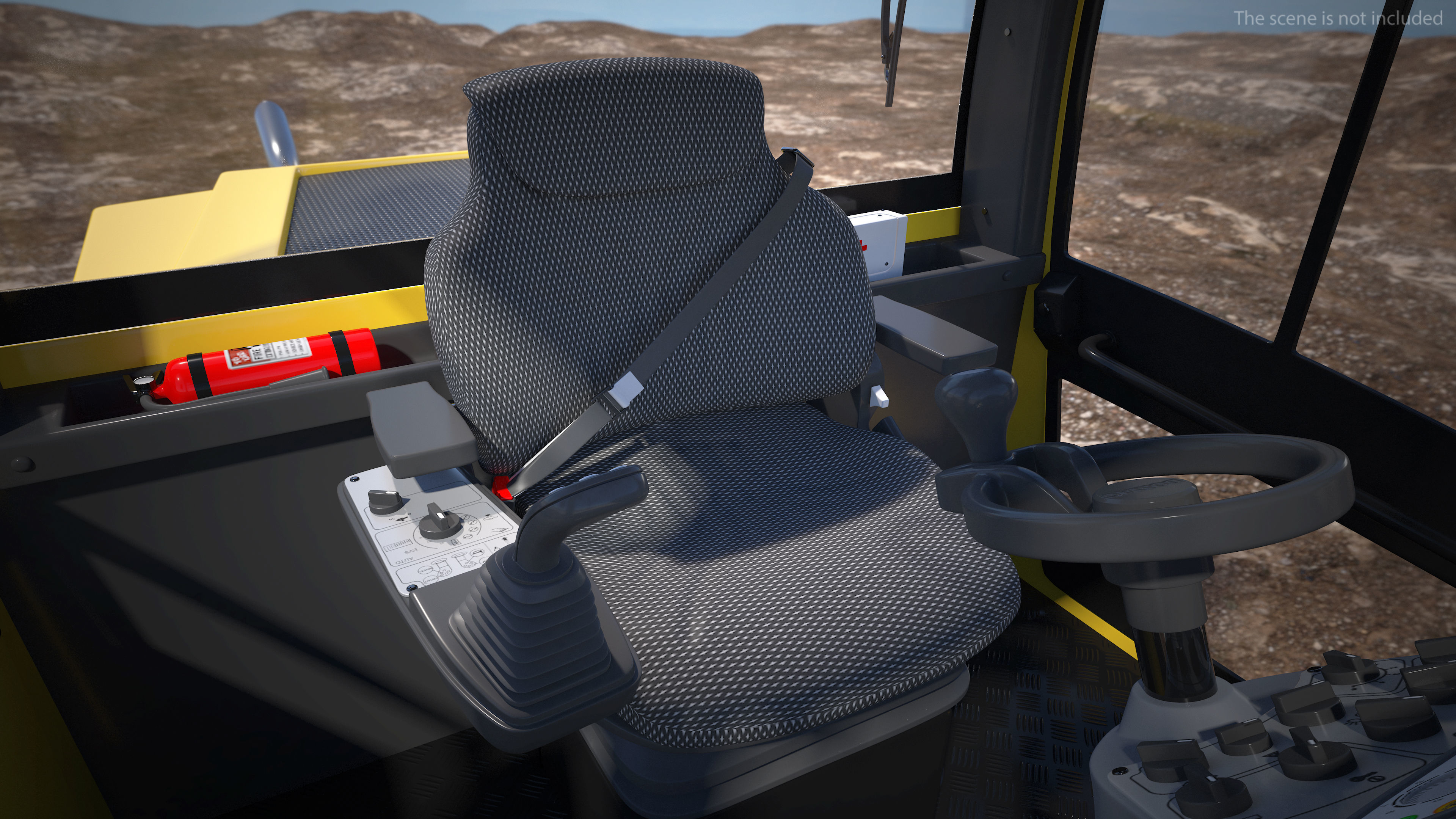 BOMAG BW226 DH5 Single Drum Compactor Clean Rigged 3D model_13