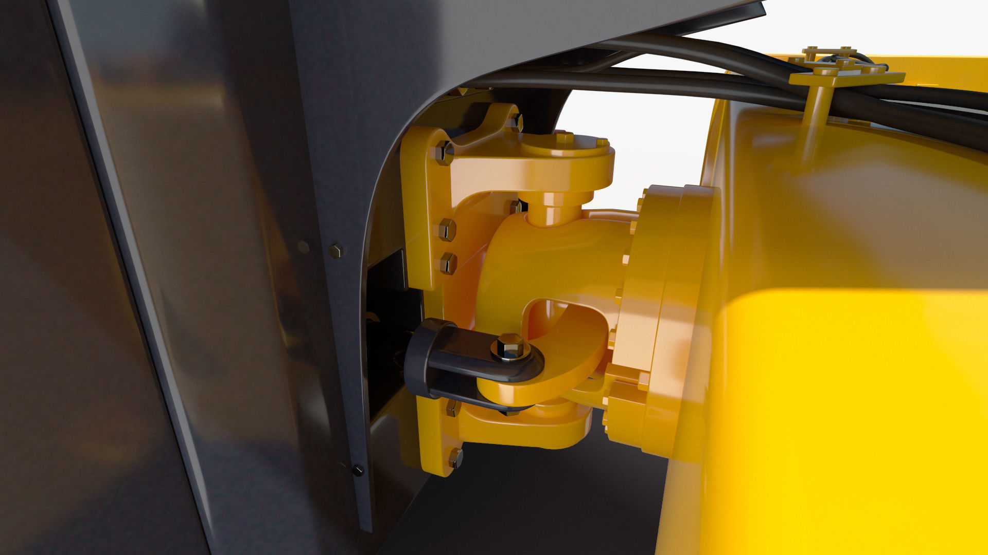 BOMAG BW226 DH5 Single Drum Compactor Clean Rigged 3D model_42