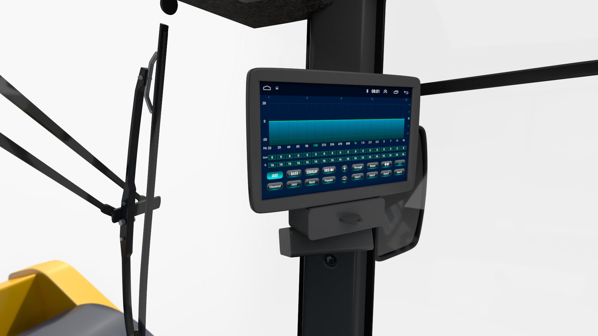 BOMAG BW226 DH5 Single Drum Compactor Clean Rigged 3D model_39