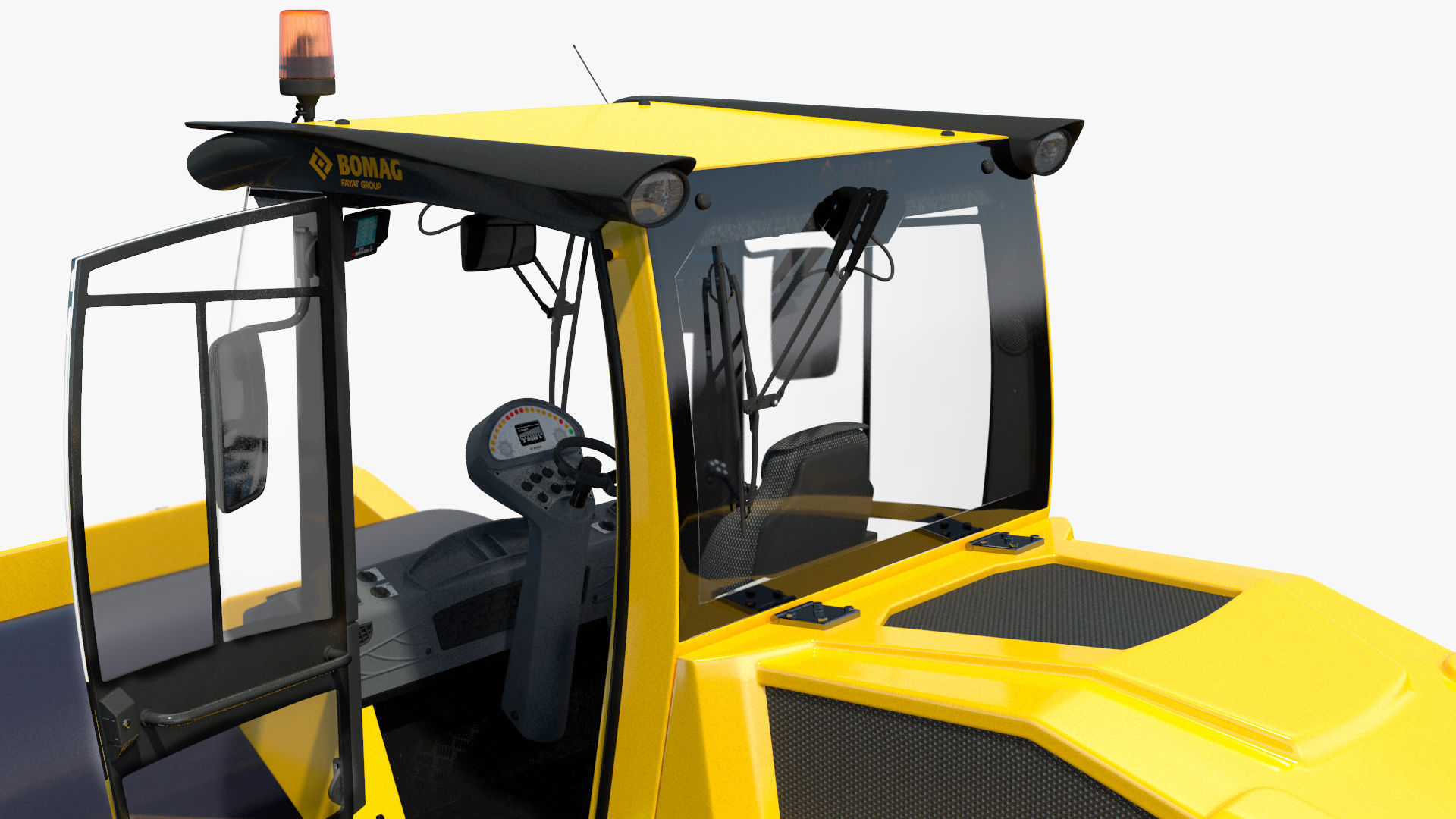 BOMAG BW226 DH5 Single Drum Compactor Clean Rigged 3D model_29