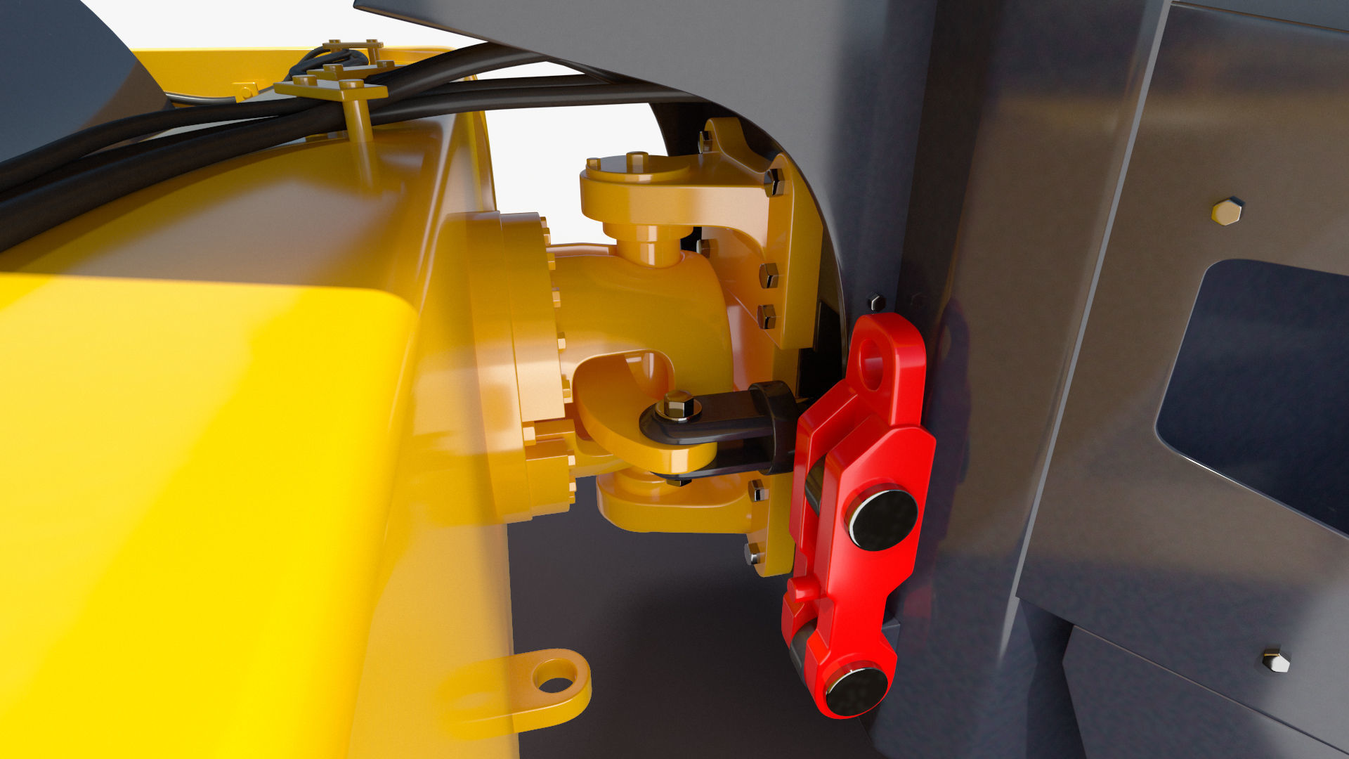 BOMAG BW226 DH5 Single Drum Compactor Clean Rigged 3D model_41