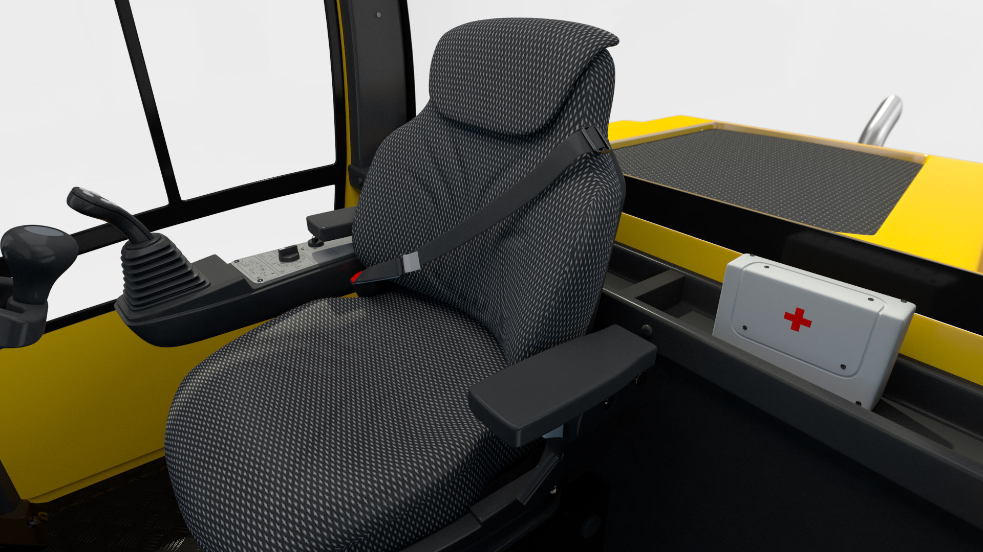 BOMAG BW226 DH5 Single Drum Compactor Clean Rigged 3D model_38