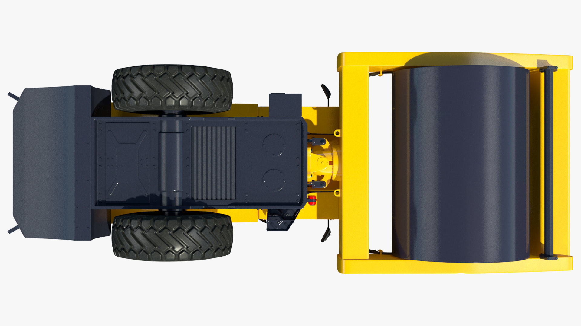 BOMAG BW226 DH5 Single Drum Compactor Clean Rigged 3D model_24