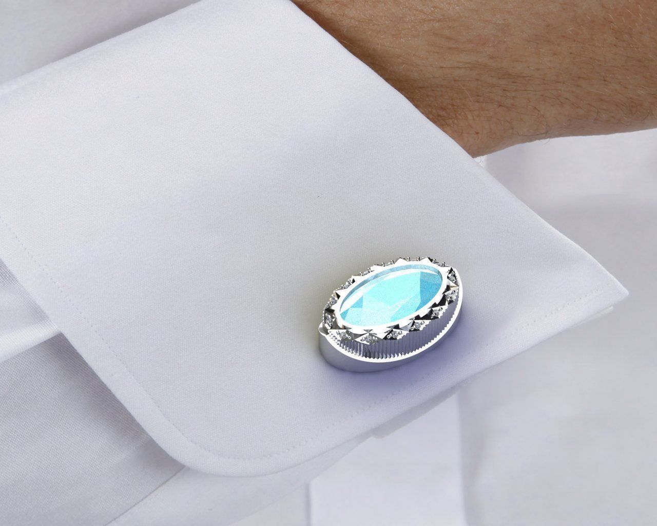 Cufflinks Graph 3D print model_9