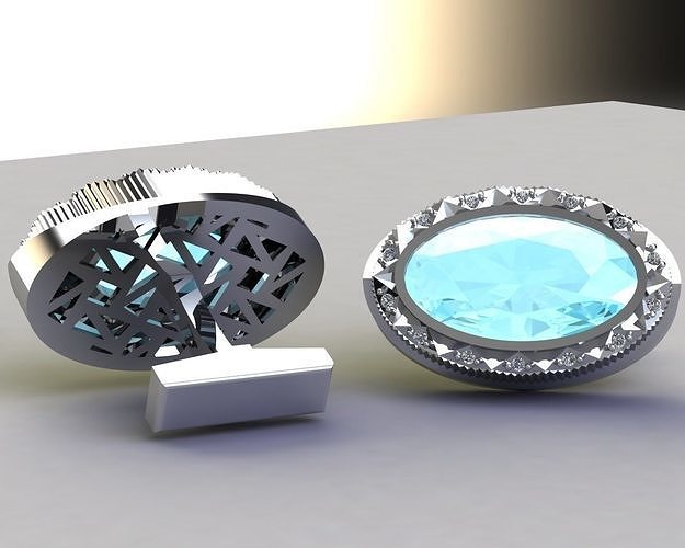 Cufflinks Graph 3D print model