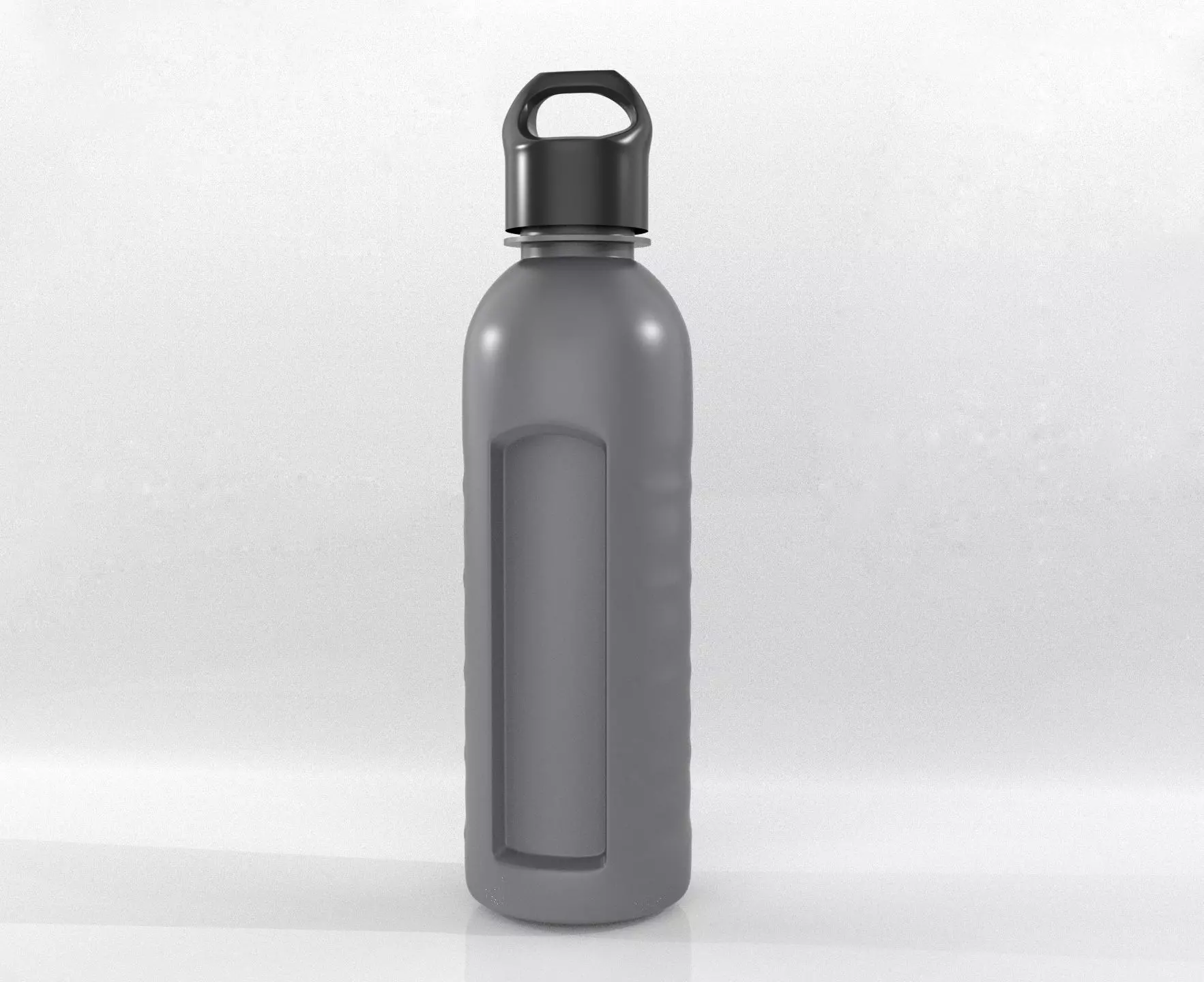 water bottle Low-poly 3D model_0