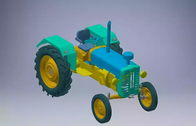 Mc-Cormick D 326 Farming simulator mods 3D model