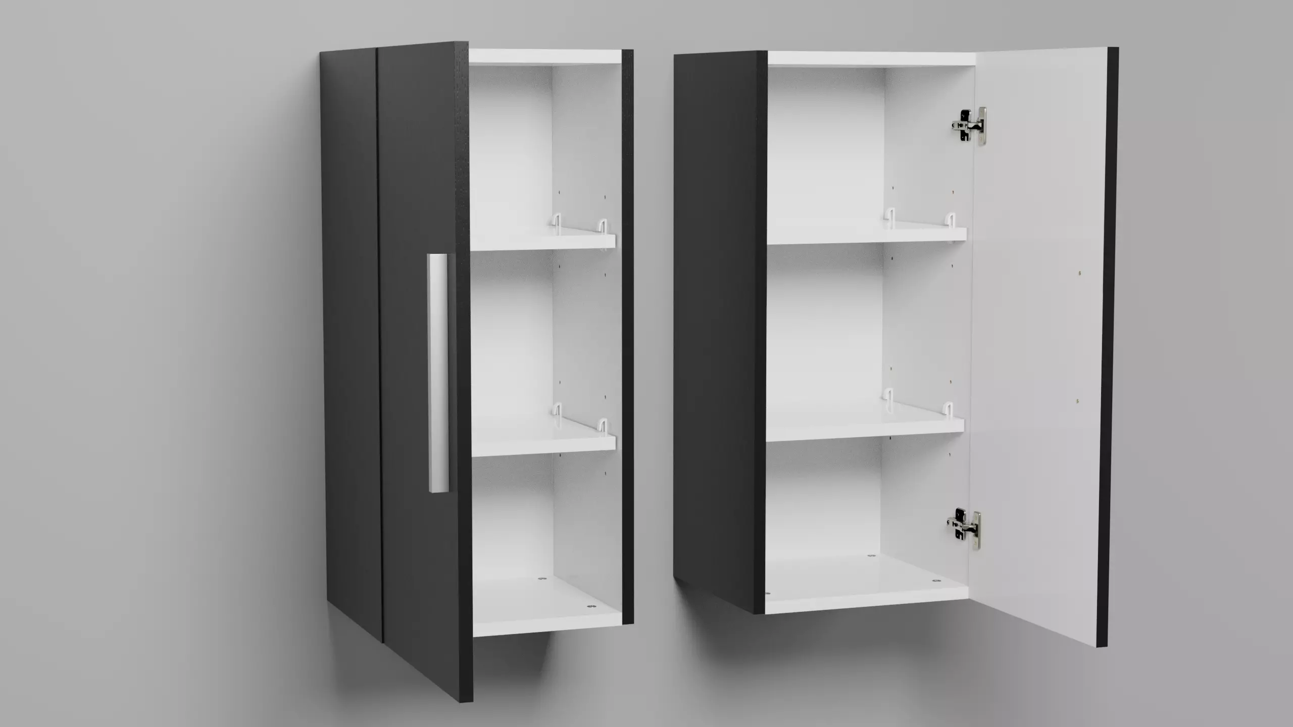 BILBAO Bathroom Wall Cabinet by Beliani 3D model