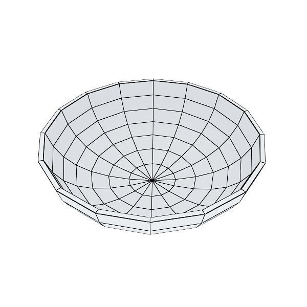 Red Grapes in Bowl 12 3D model_15