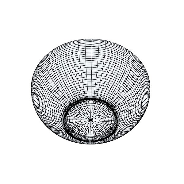 Red Grapes in Bowl 12 3D model_18