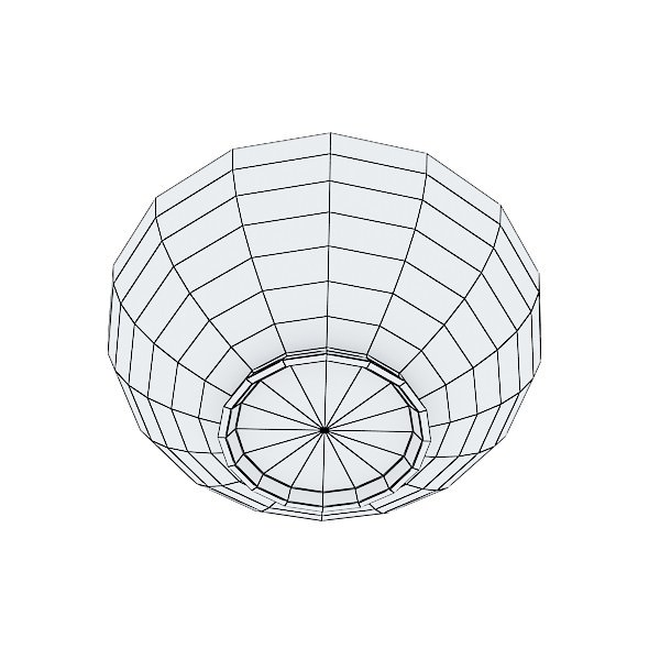 Red Grapes in Bowl 12 3D model_17