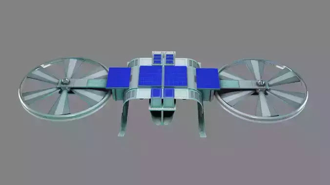 Drone V solar powered wheeled vehicle