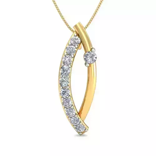 Solitaire Women Pendant 3dm STL OBJ FBX Renders Details