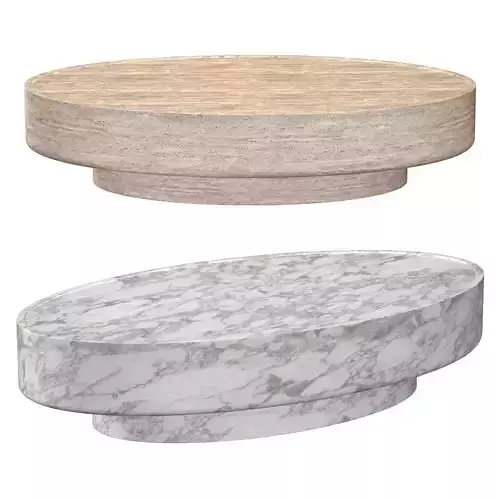 VITOLO CARVED OVAL COFFEE TABLE