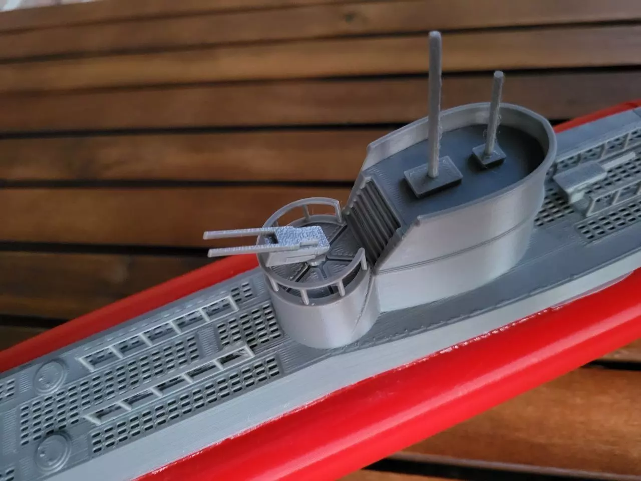 SUBMARINE MODEL TYPE VII C GERMAN WW2 SUBMARINE 3D print model