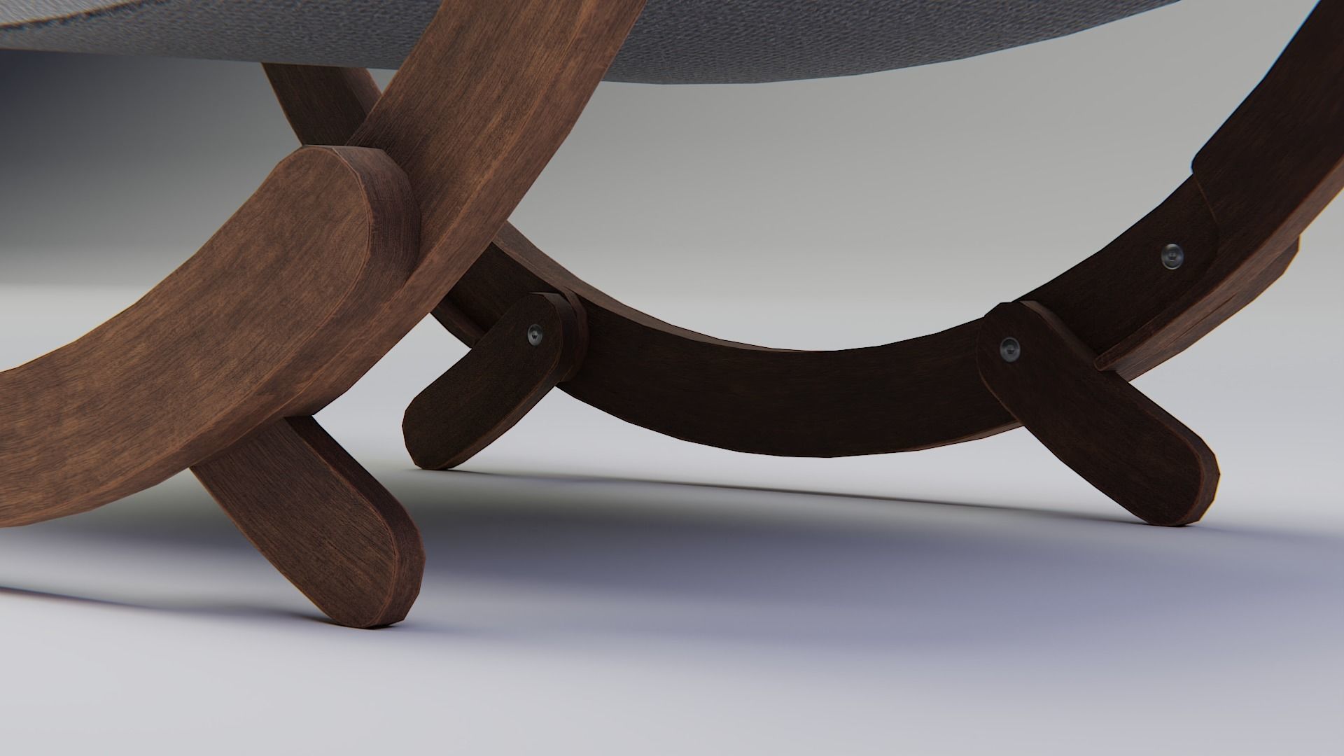 Cat Hammock Low-poly 3D model_8