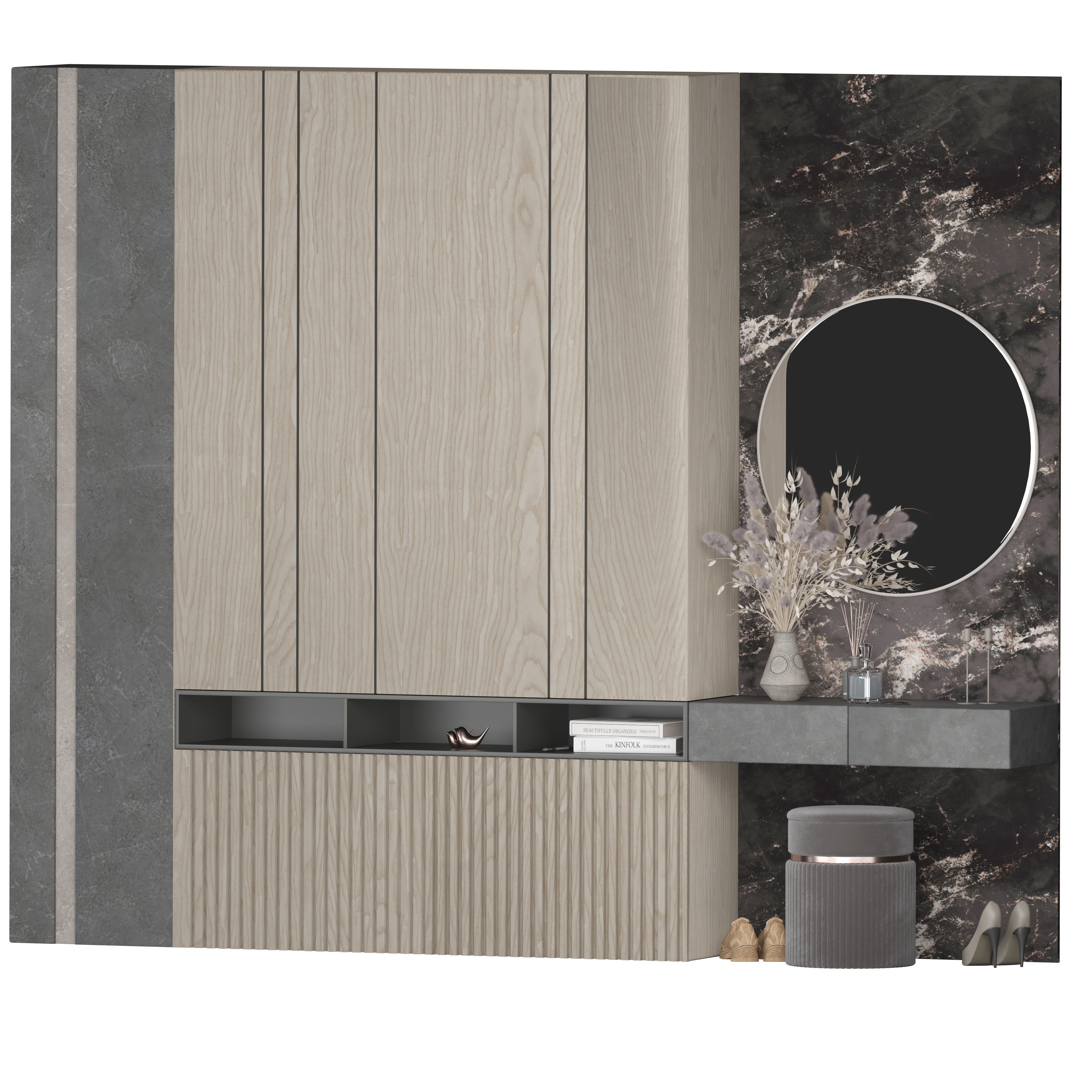 hallway set 11  3D model_1