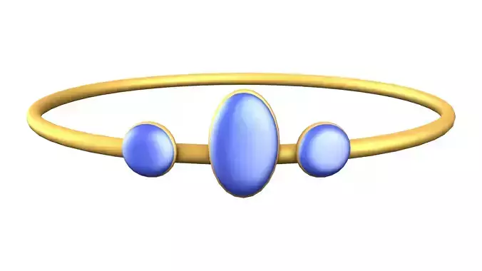 Princess Tiara With Blue Stones