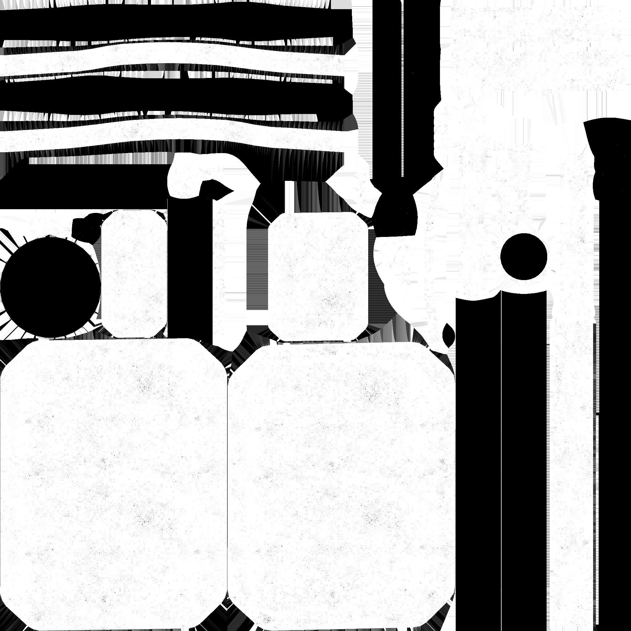 SciFi Backpack I01 Dark Metal - Fashion Character Design Low-poly 3D model_24